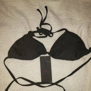 Nwt black bikini top